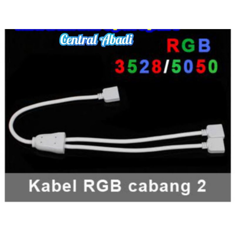 Kabel Led strip RGB cabang 2