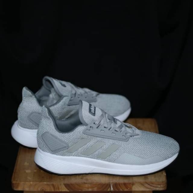 Beli ADIDAS DURAMO 9 GREY WHITE ORIGINAL SEPATU SNEAKERS PRIA WANITA SPORTY RUNNING OLAH RAGA MURAH