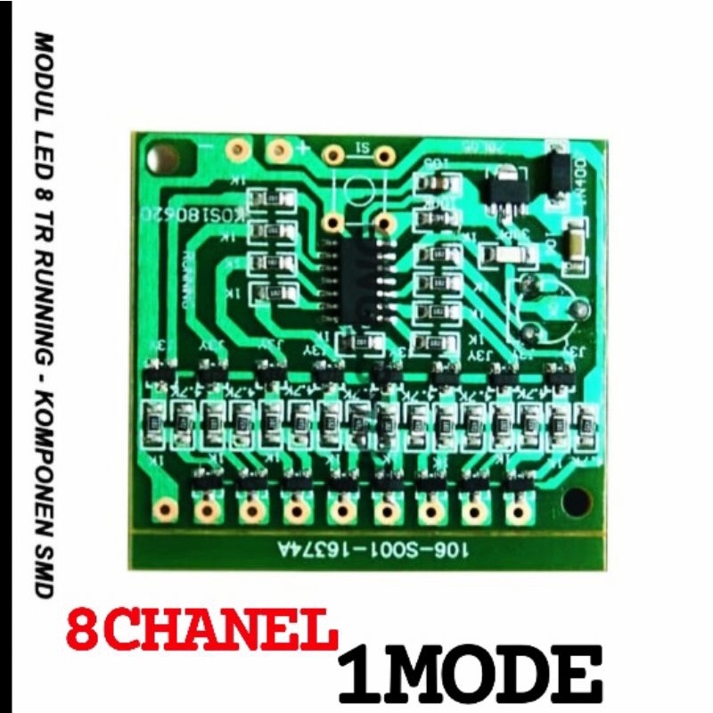 MODUL 8 CHANNEL 1MODE RUNNING