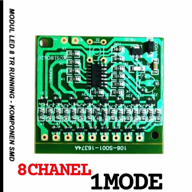 MODUL 8 CHANNEL 1MODE RUNNING