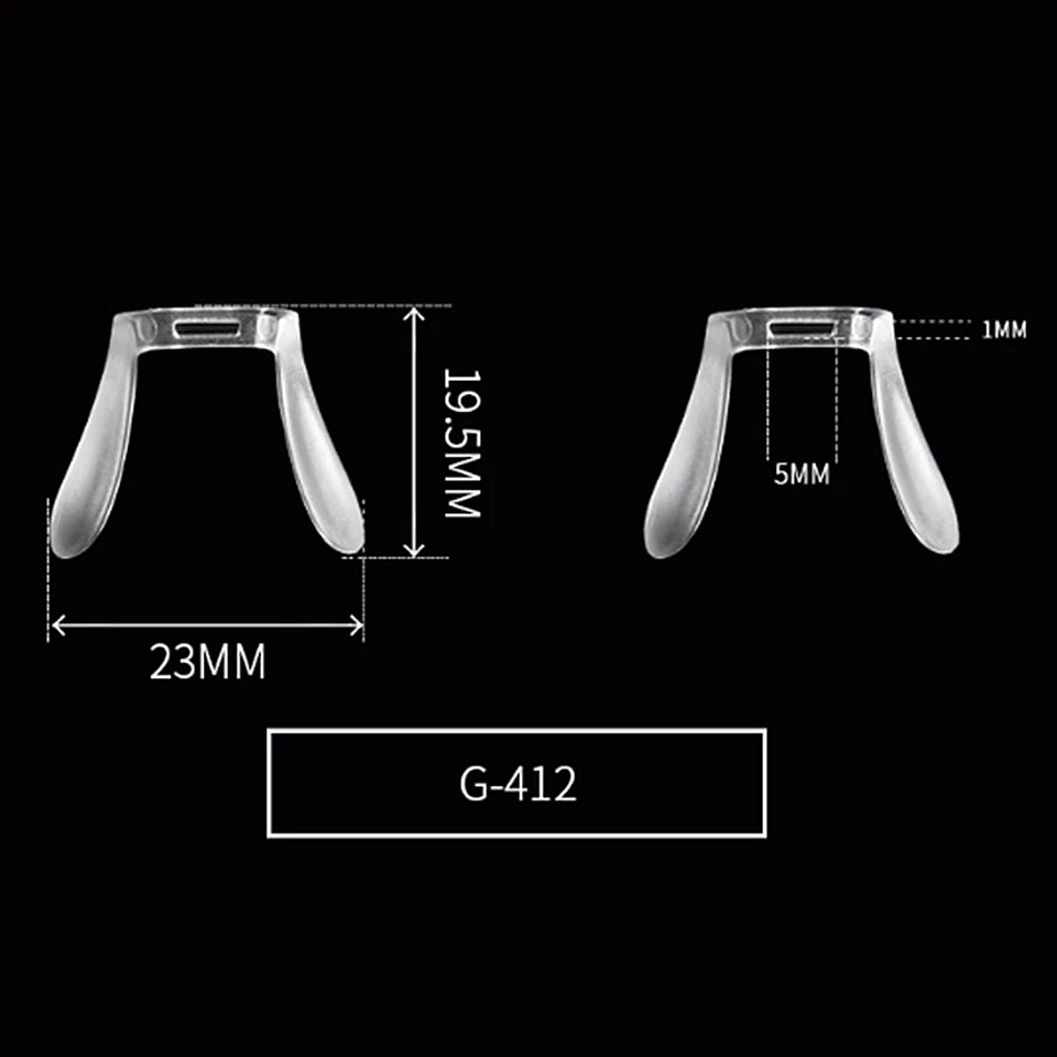 Nosepad Kacamata  Penyangga Hidung Pencegah Turun Nosepad sambung Nosepad Mika Nosepad Plastik -NPSF