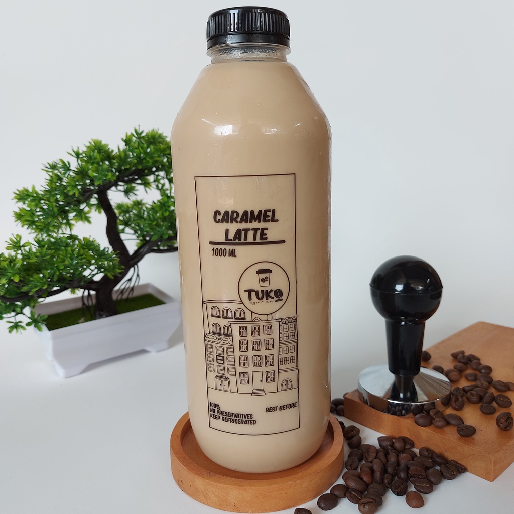 Jual CARAMEL LATTE 1 LITER I KOPI SUSU CARAMEL Shopee Indonesia