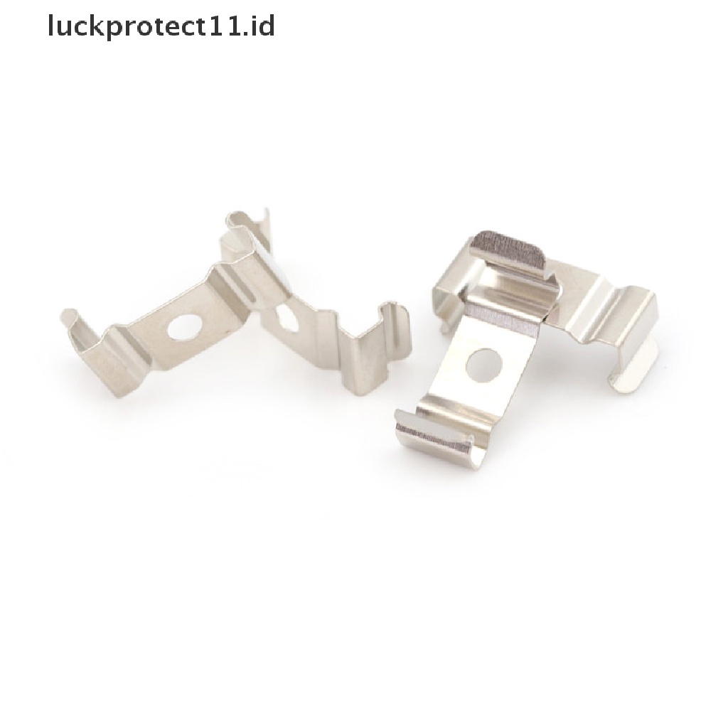 //HG&amp;ID// 4Pcs T5 Fluorescent Tube Lamp Holder Bracket Clips Socket Silver .