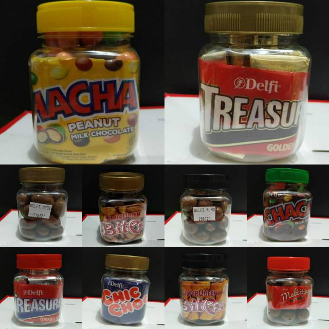 

Cokelat Delfi, Silverqueen, Chacha, Maltitos, Cokelat Coin