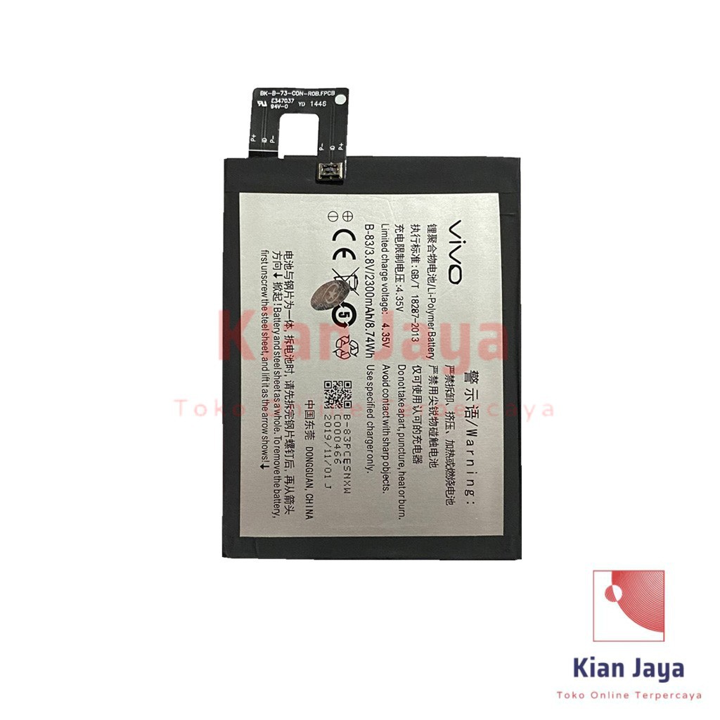 Baterai Original Vivo Y35 / B-83 Batre Batrai battery Hp B83 100% Ori