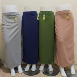 𝔂𝓾𝓶𝓪 Rok Span Panjang JUMBO Scuba//Big Size XXXL//Rok Kerja Elastis