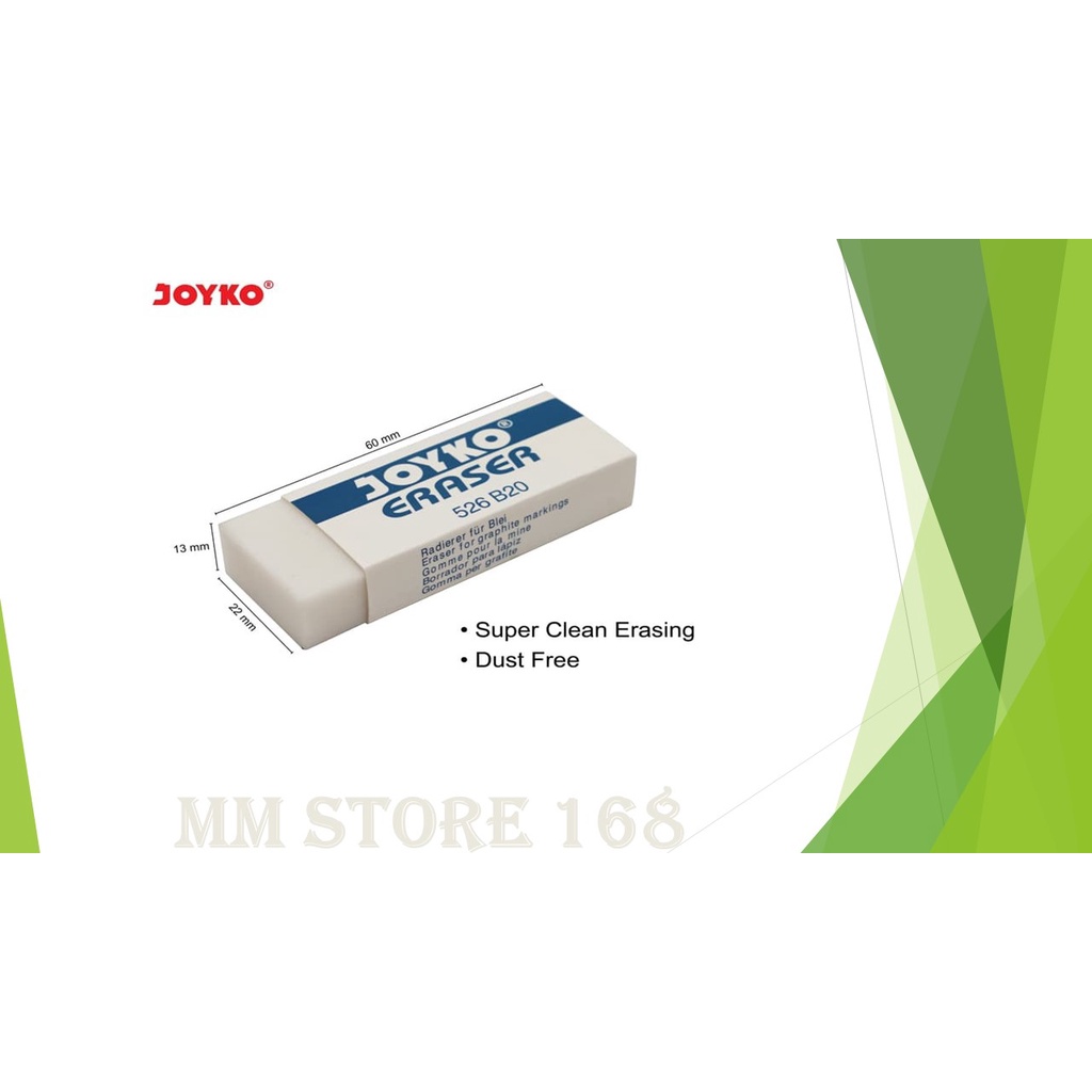 

Penghapus Pensil ukuran Besar merk Joyko B20