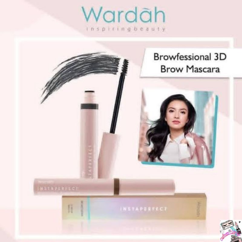 ☃cutezz_Ching1☃Wardah Instaperfect Browfessional 3D Brow Mascara