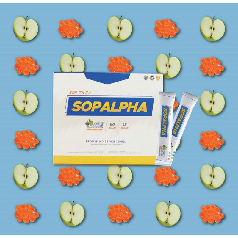 SOP ALPHA 100 PLUS BIOBOOST OFFICIAL SALMON OVARY PEPTIDE ORIGINAL ASLI BPOM HALAL