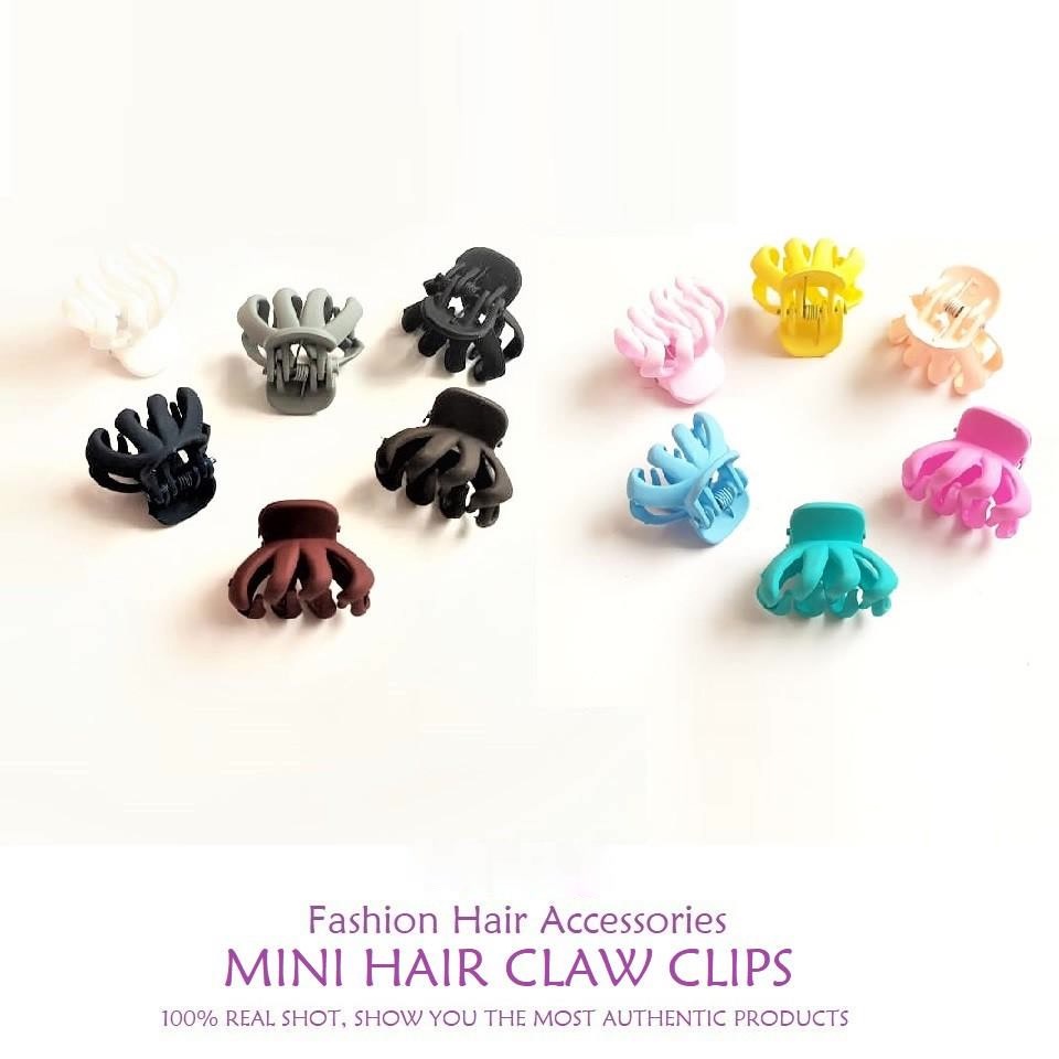 Jedai Doff Mini Set 3cm isi 6pcs Jepit Rambut Poni Jepitan Cepitan Jeday Rambut Anak Perempuan Maupun Dewasa Baby Mini Korea Lucu Hair Claw Clips