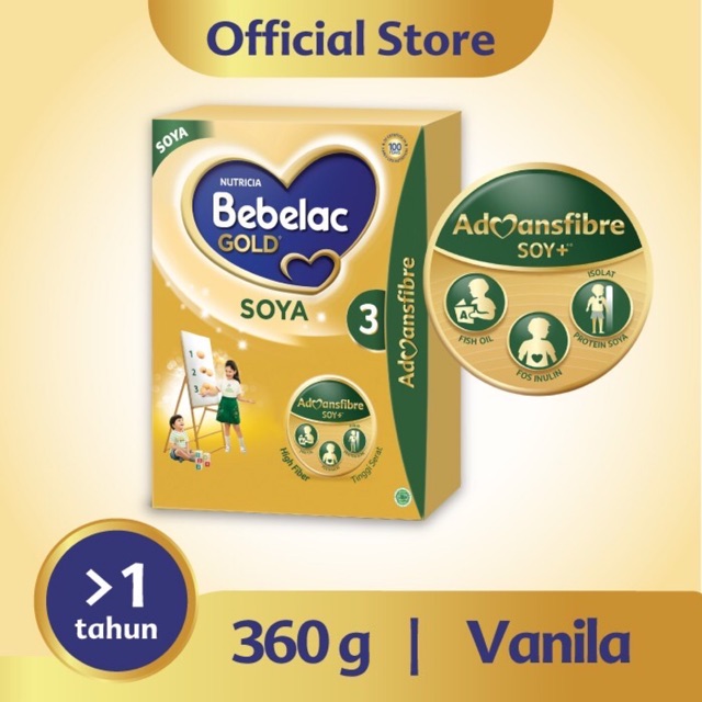 Bebelac Gold Soya 3 360gr