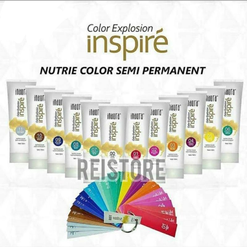 INAURA COLOR EXPLOSION INSPIRE 100ML Hair Color Cat Pewarna Rambut