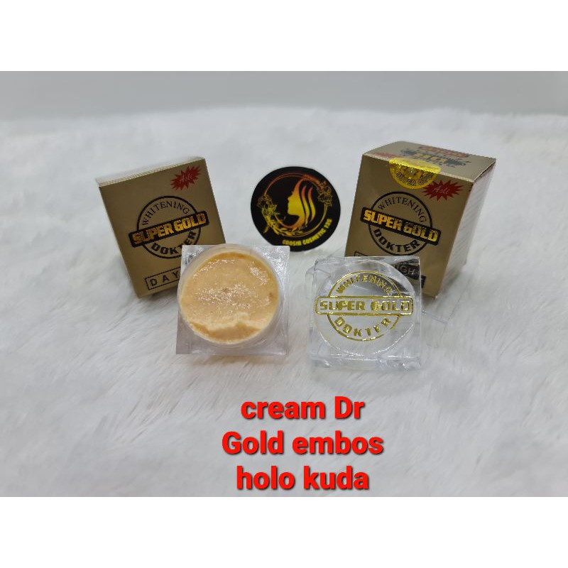 CREAM DR GOLD HOLO KUDA POT BESAR EMBOS 𝗟𝗨𝗦𝗜𝗡𝗔𝗡