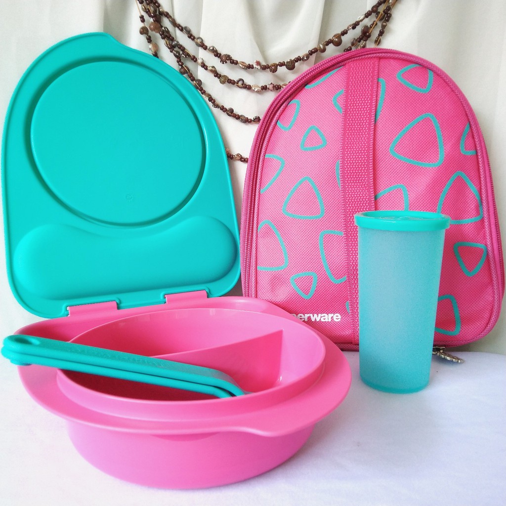 Tupperware Paket Murah Kiddos Lunch Box dan Botol Minum