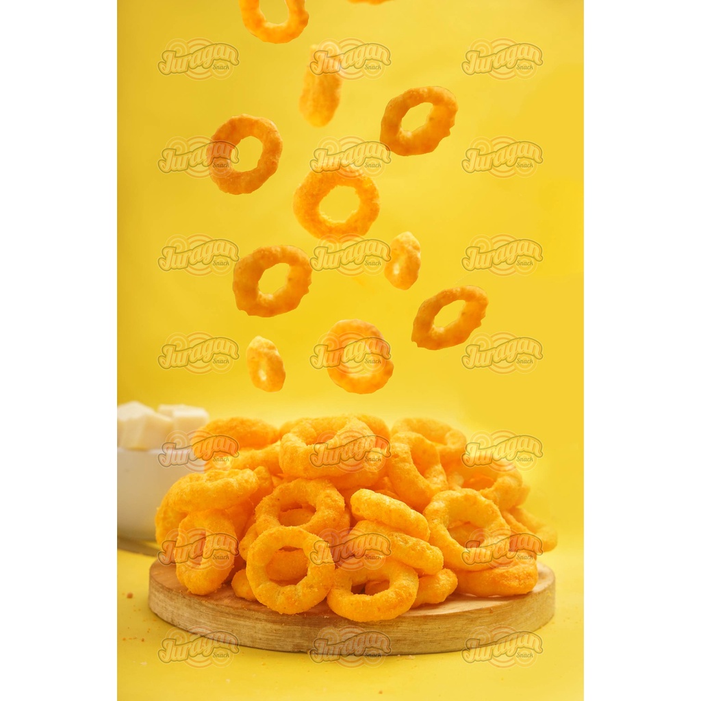 RING KEJU 400 gram snack kiloan makanan ringan jajanan cemilan camilan asin gurih murah