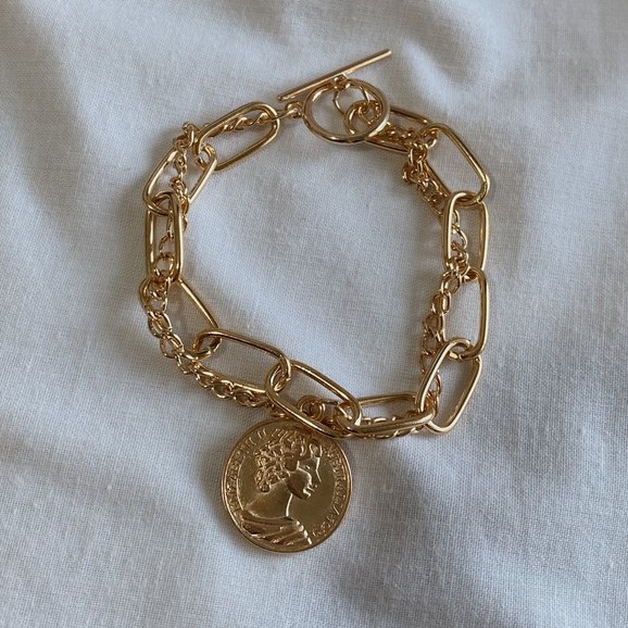 retro bracelet / Gelang Wanita Aksesoris Wanita-Gold