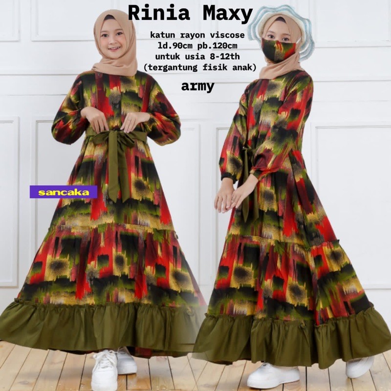 RINIA + ARAFAH + SULIS SYARI MAXY ori by SANCAKA