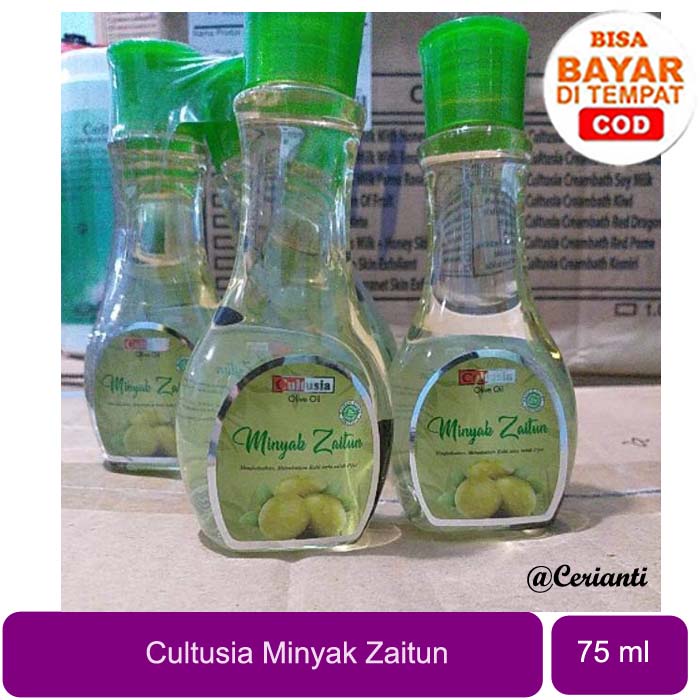CULTUSIA Minyak Zaitun Olive oil 75ml_Cerianti