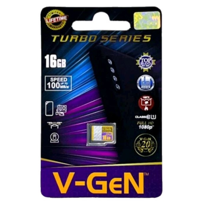 Jual MICRO SD VGEN 16 GB KARTU MEMORI MEMORY MICROSD MIKROSD MICRO