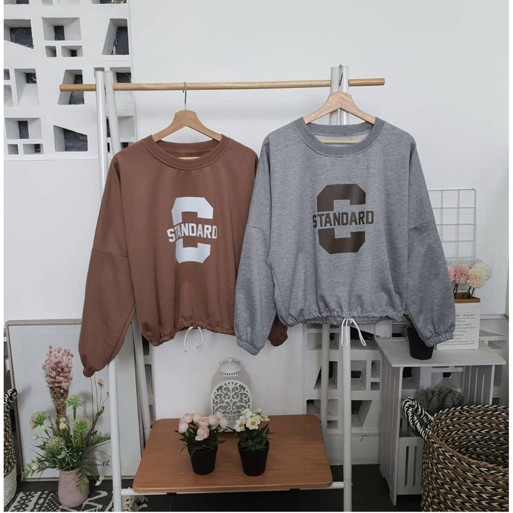 C Standar sweater atasan wanita blouse