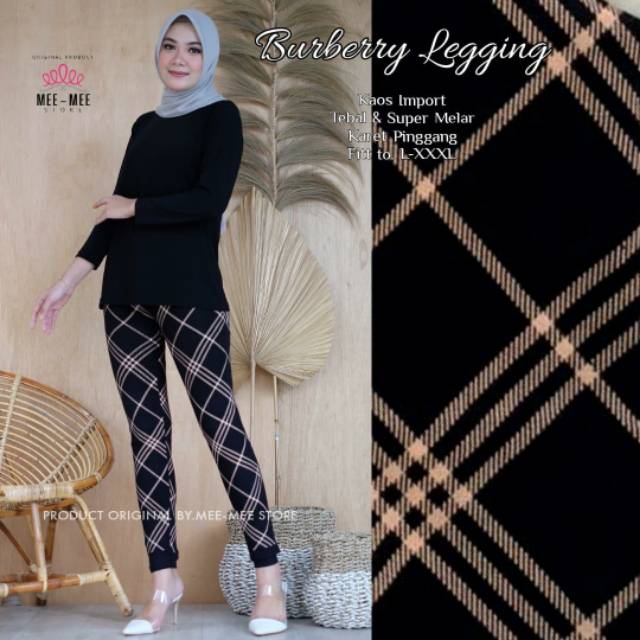 Jual BURBERRY LEGGING // CELANA LEGGING WANITA BIG SIZE | Shopee Indonesia