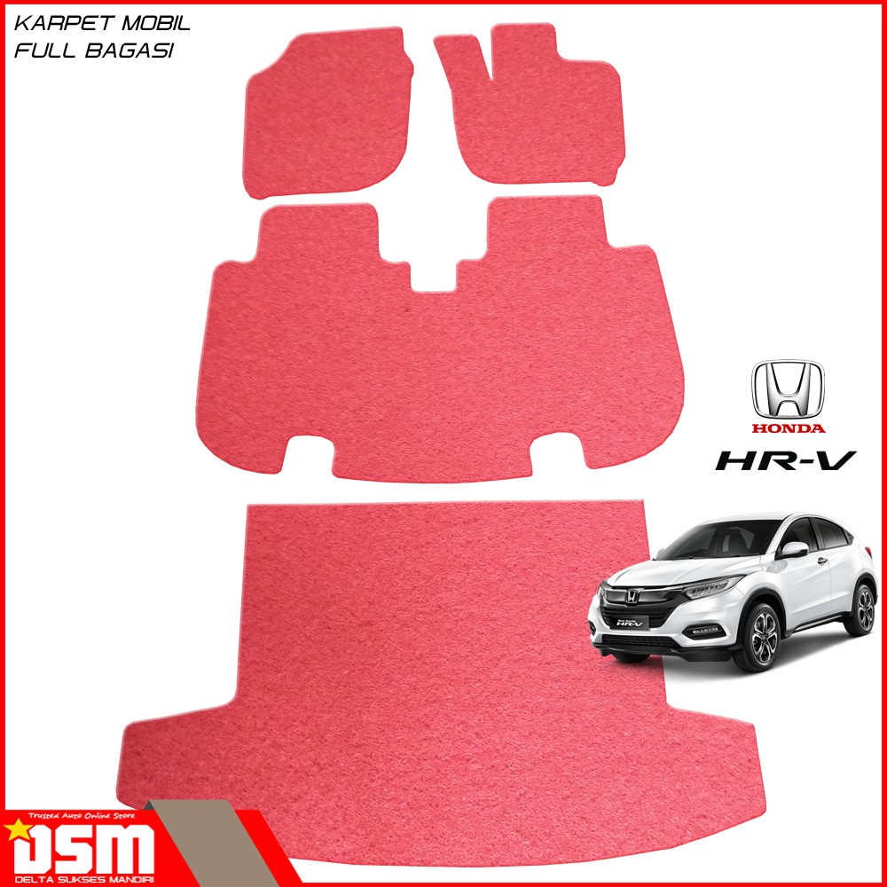 Karpet Mobil Mie Honda HRV Full Bagasi / Karpet Mie Coil Mat High Quality