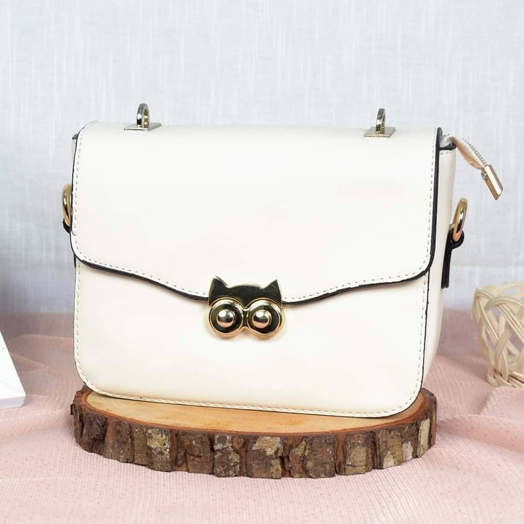 Tas Selempang Hand bag Owl Kulit Sintetis Wanita Import 2017-2