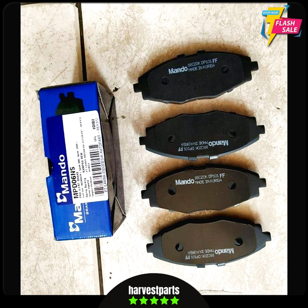 Kampas Rem Chevrolet Spark 800 Depan Brake Shoe Chevrolet Spark Mando