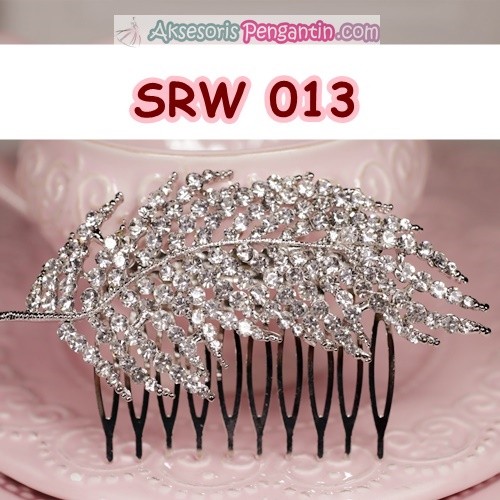 [PRODUK FAVORIT] SIRKAM SANGGUL PENGANTIN WANITA SILVER ASESORIS PESTA SRW013