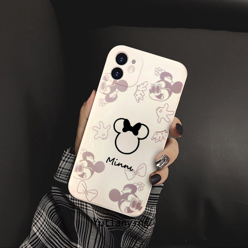 Samsung Mickey Minnie Case Samsung A22 A32 A11 A51 A10S M11 M22 M32 F22 Couple Case A52 A52s A03s A72 A71 A12 A31 A21s A20s A50 A30 A50s D.i.s.n.e.y. Cute Cartoon Soft TPU Cover