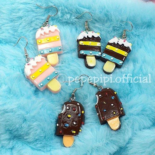 Anting Popsicle - Es Krim - Es Loli - Es Stik 3D