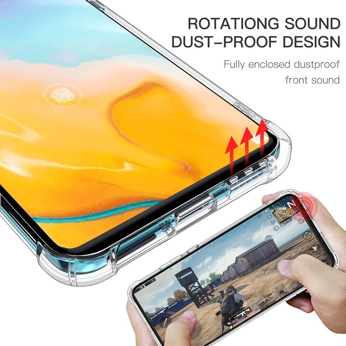 Soft Case Silikon Airbag Anti Crack Huawei P30 Pro &amp; P40 Pro Bening Transparant Airbag Anti Crack