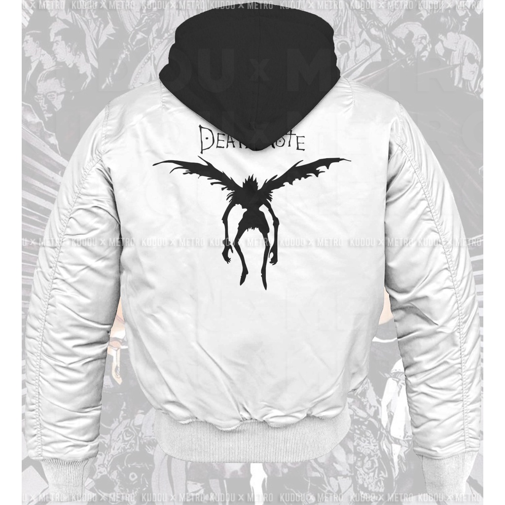 Premium Waterproof Bomber Deathnote Anime Manga Premium Unisex