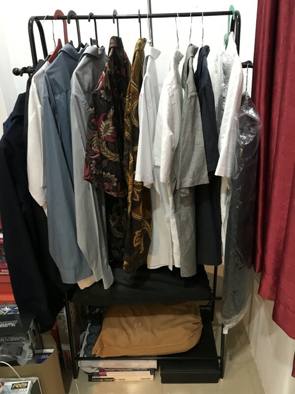 Gantungan Baju Berdiri Standing Hanger Rak Baju Gantung Portable Murah Rak Baju Lipat