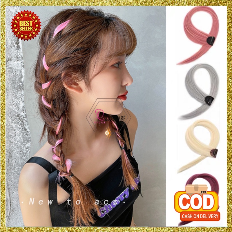 HAIR CLIP COLOR RAMBUT PALSU HAIR EXTENSION WIG RAMBUT HIGHLIGHT KLIP AK31