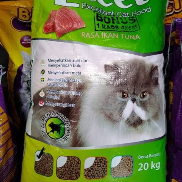 MAKANAN KUCING EXCEL CAT FOOD 20 kg