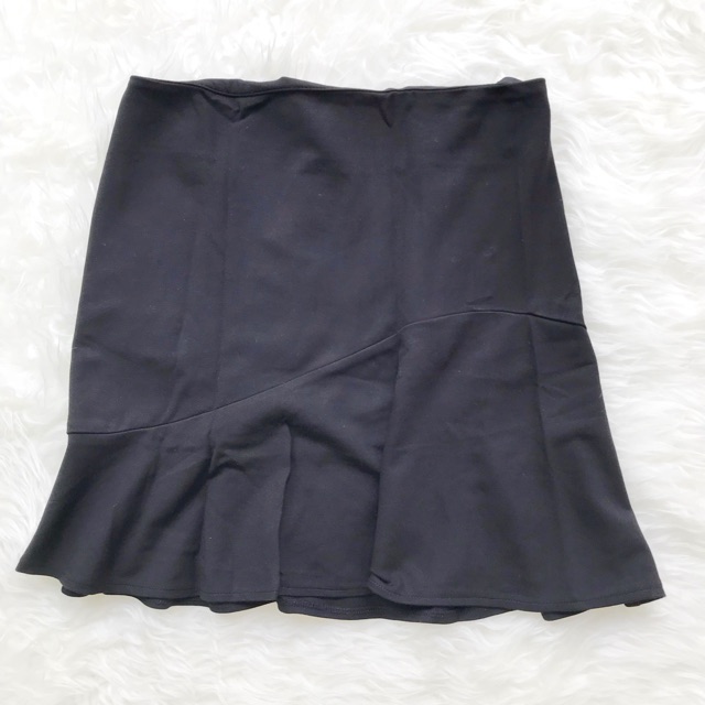 Rok skirt bawahan mini hitam polos