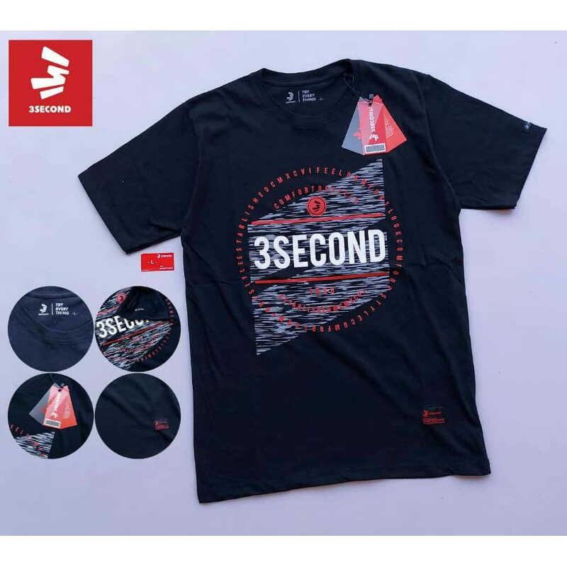 COD  KAOS 3SECOND KAOS DISTRO PRIA BAJU PRIA MURAH