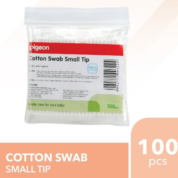 Pigeon Cotton Swab 100's Small Tip / Swab Buds 100s | Cotton Bud Korek - Kuping Bayi