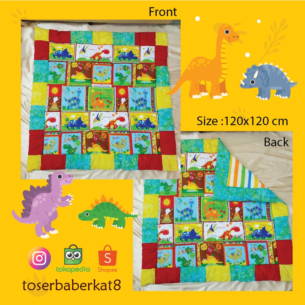 Selimut patchwork handmade motif lucu dan menarik