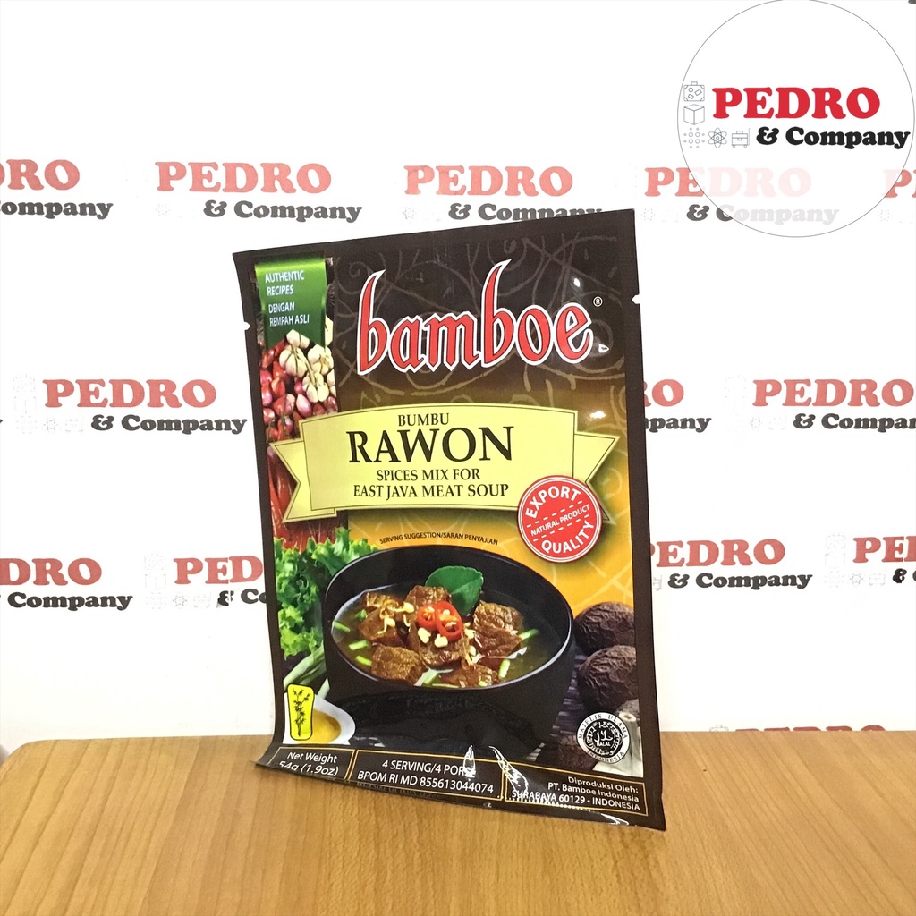 

Bamboe bumbu rawon 54 gram - spices mix jawa timur meat soup