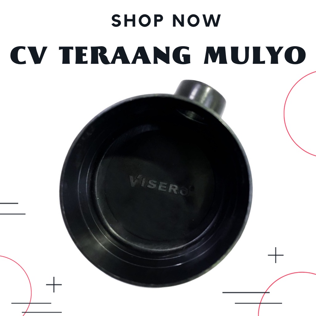 Inbow Dus / IB Dus Bulat Hitam Visero