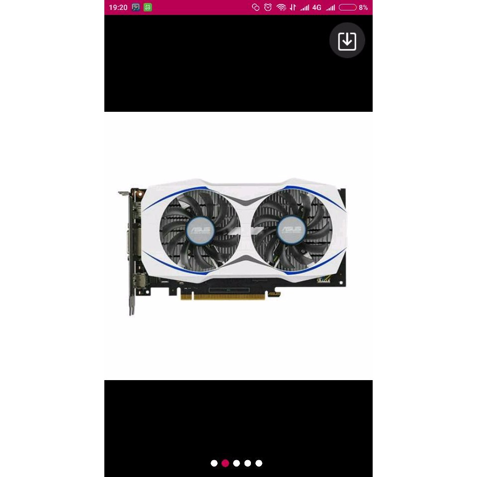 Asus Geforce GTX 950 OC White Edition