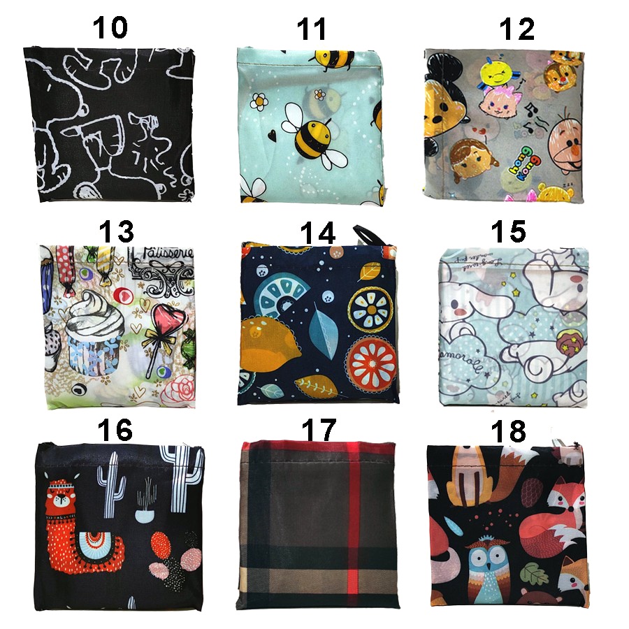 Shopping Bag Medium Tas Belanja Lipat Sedang  Ecobag Kantong Belanja