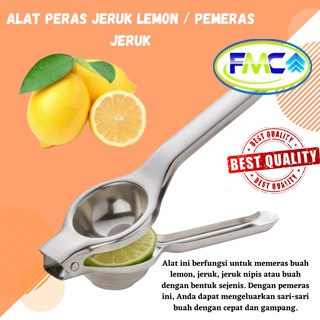 Alat Peras Jeruk Lemon Nipis Stainless Steel Manual Anti Karat  Pemeras Jeruk Praktis Murah Portable