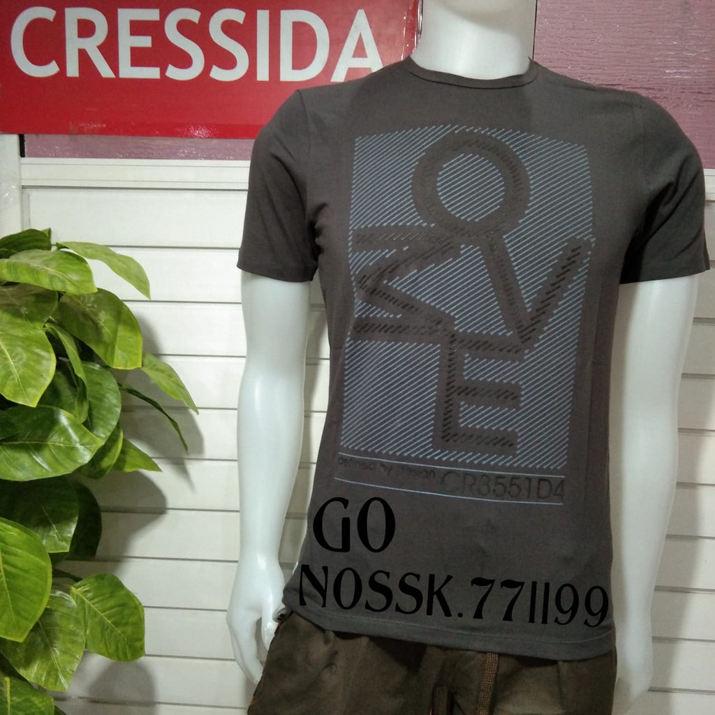 gosCRESSIDA + NOS5 KAOS FASHION 100% ORIGINAL (SLIMFIT)