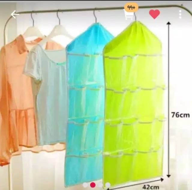 STORAGE BAG GANTUNG 16 KANTONG HANGER