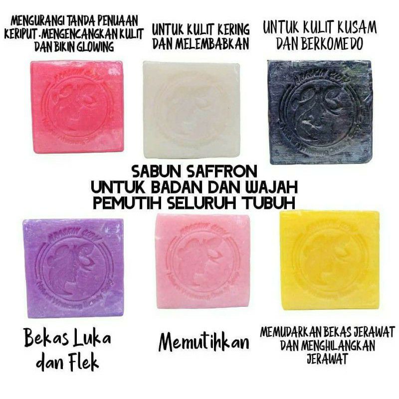 FF SABUN MRA SKIN GLOW SAFFRON SERIES ORI SABUN PEMUTIH BADAN DAN WAJAH PERMANEN MRASKIN GLOW