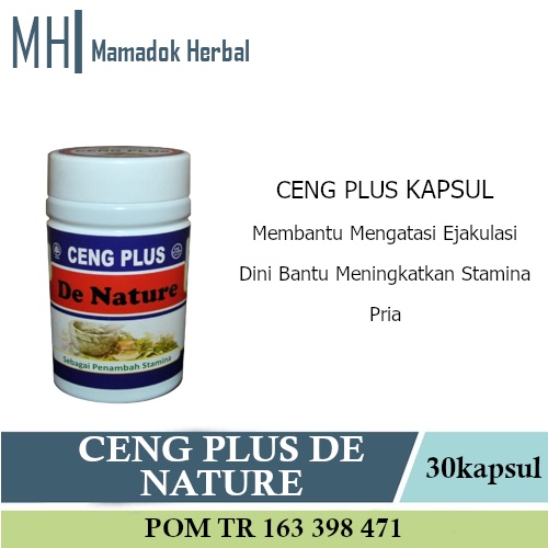 CENG PLUS DE NATURE Obat Kuat Pria Tahan Lama Bantu Mengatasi Ejakulasi Dini Meningkatkan Stamina Pr