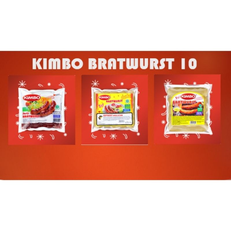 

KIMBO SOSIS SAPI BRATWURST ISI 10